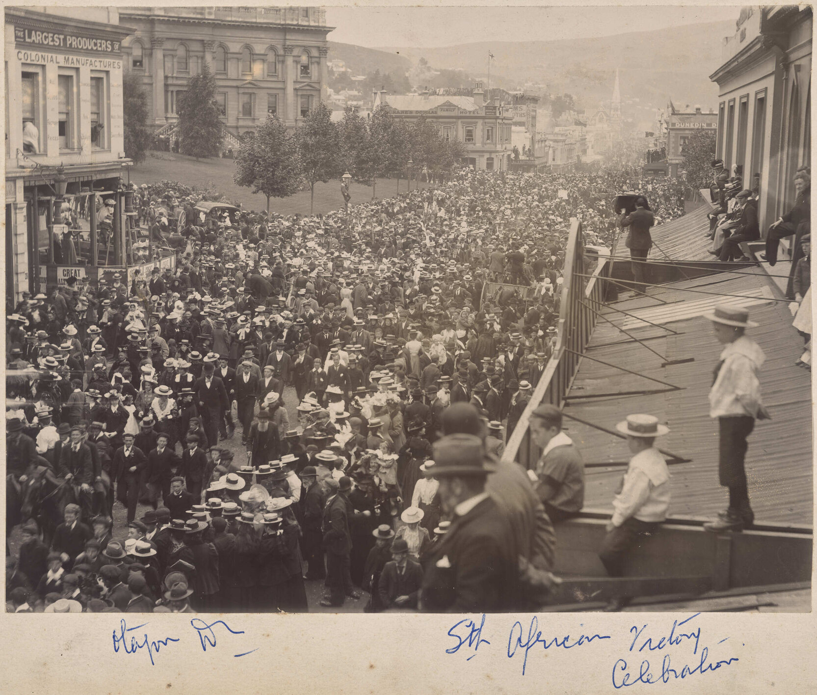 South African Victory Celebration, Octagon, Dunedin