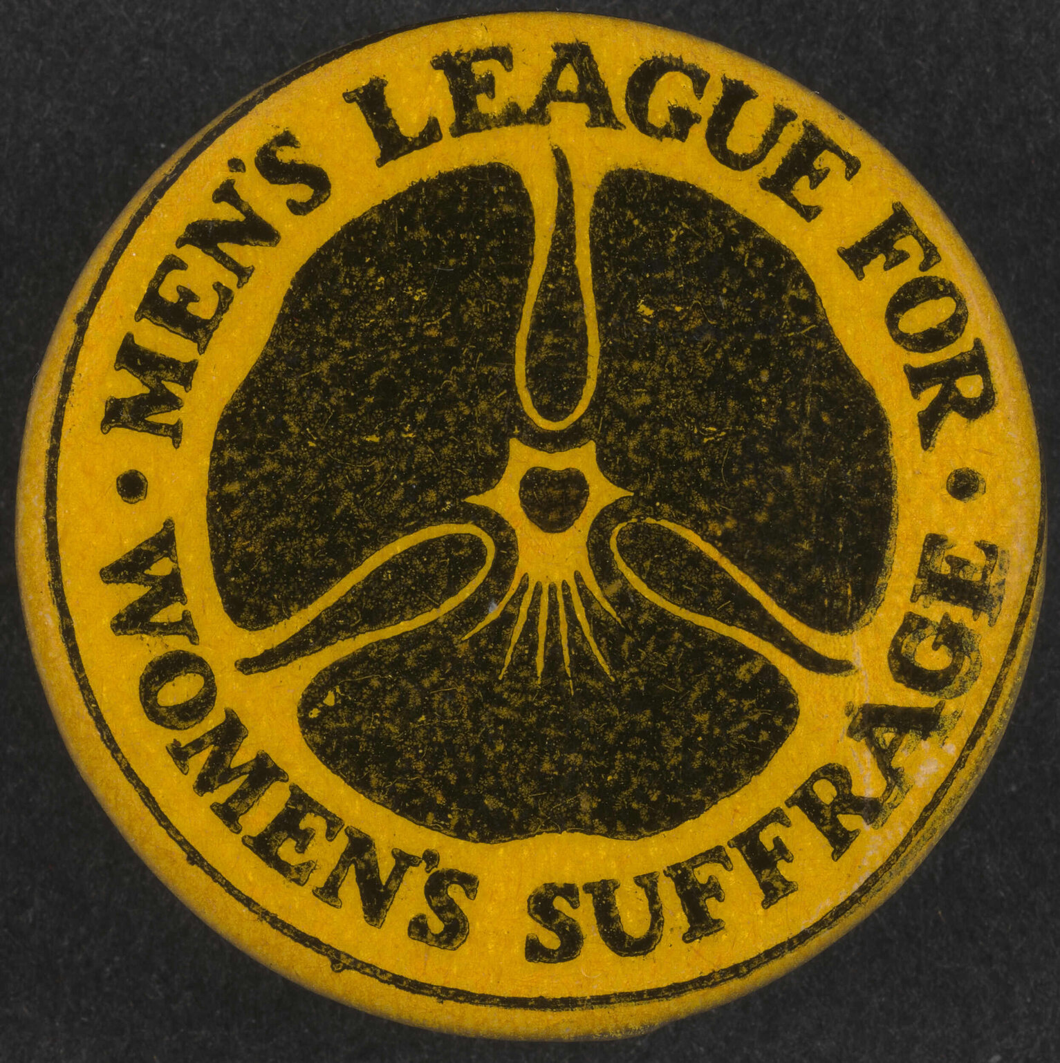Men's League for Women's Suffrage badge