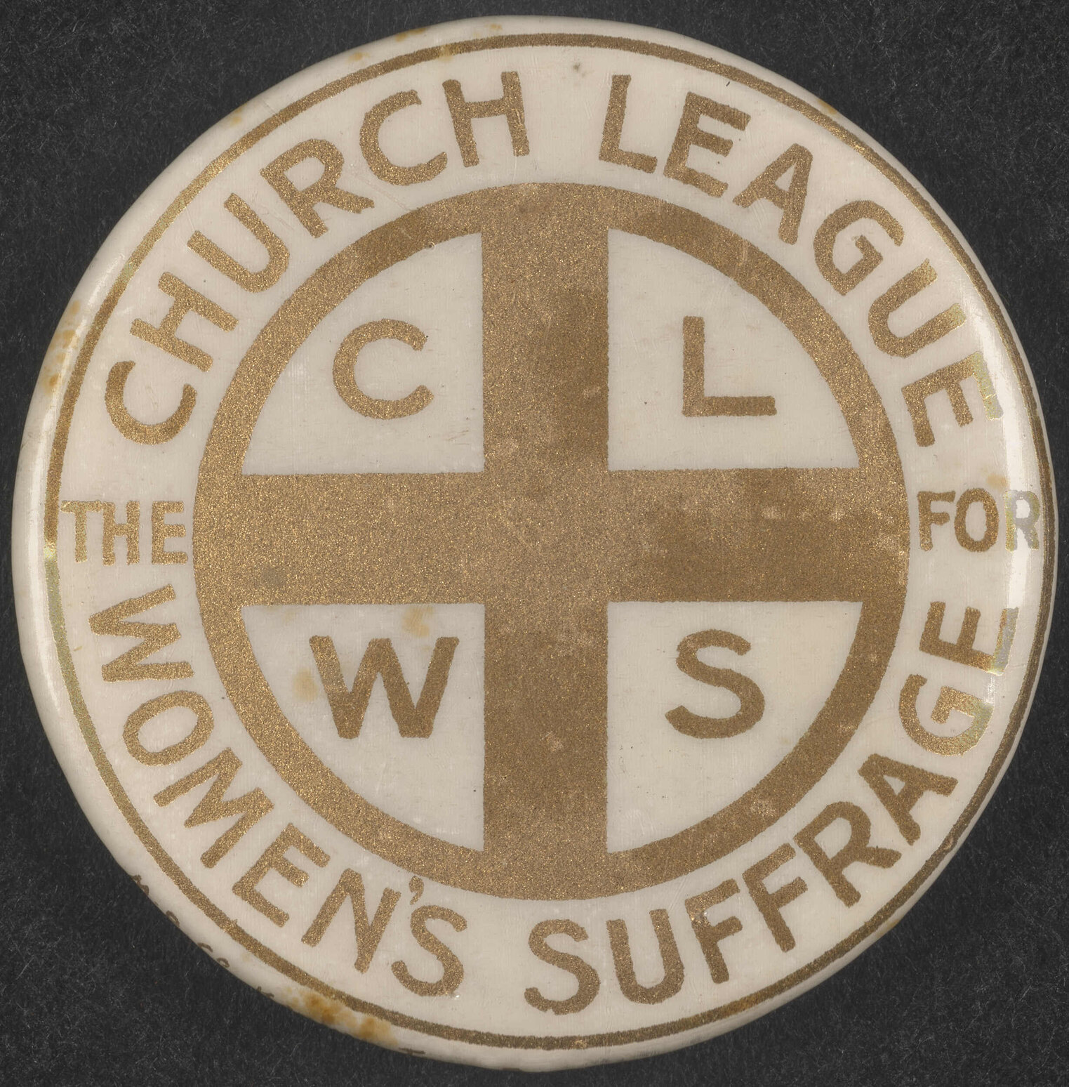 The Church League for Women's Suffrage badge