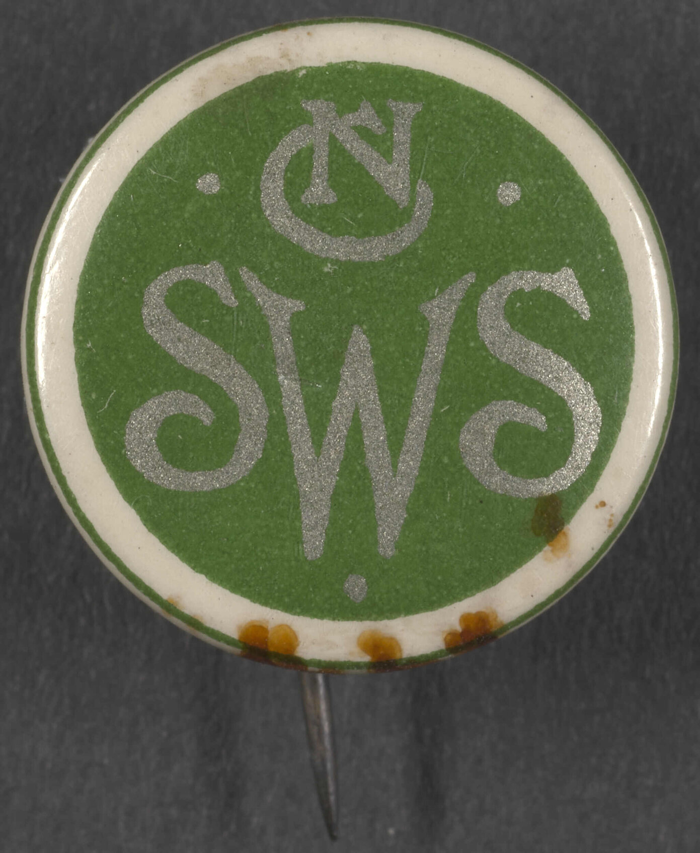 [New Constitutional Society for Women's Suffrage] badge