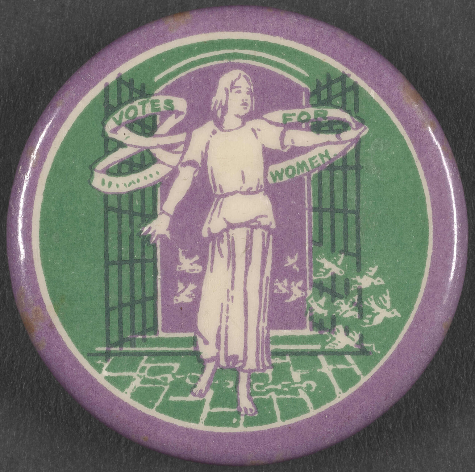 'Votes for Women' badge