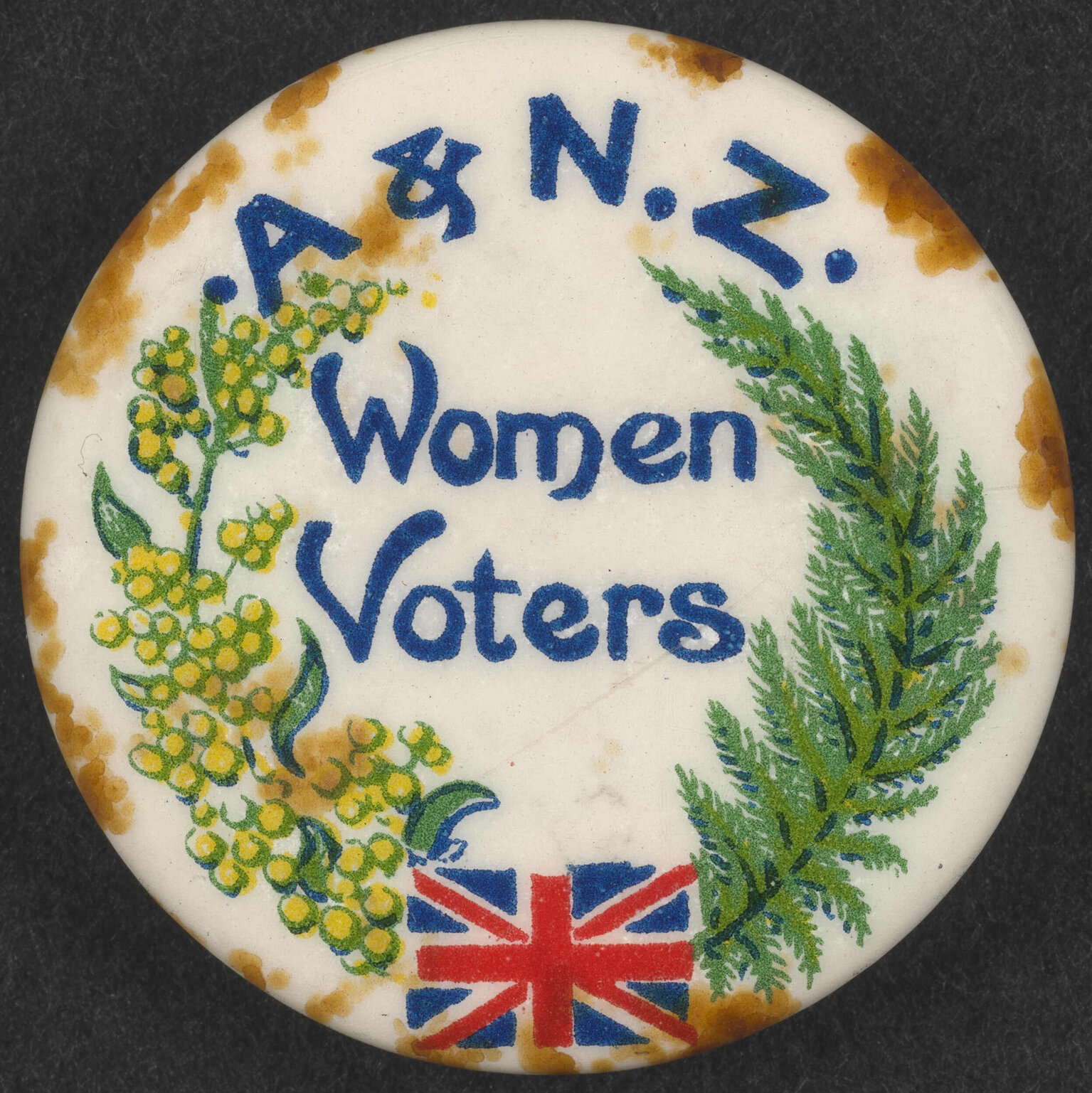 'A &amp; N.Z. Women Voters' badge