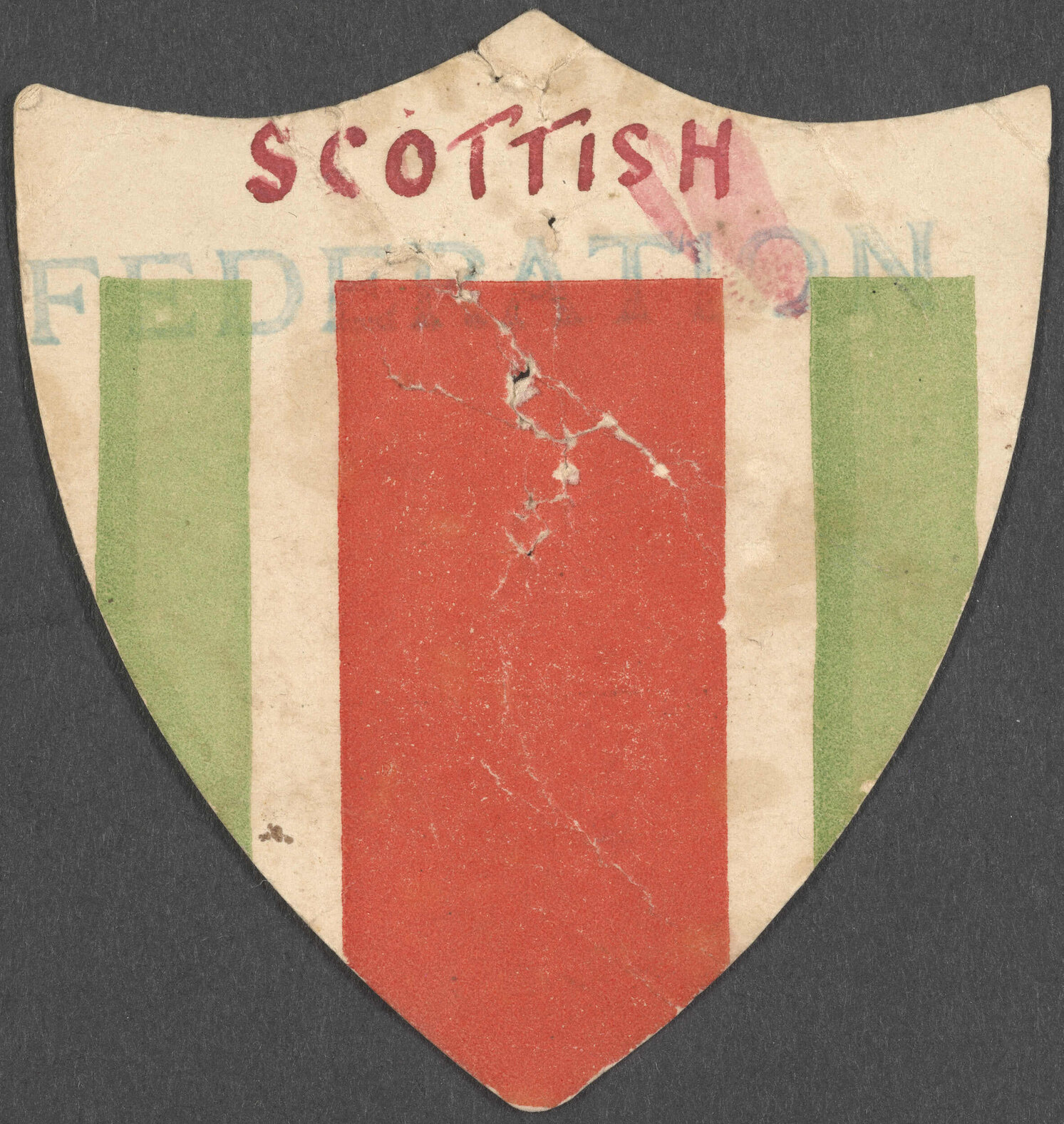 'Scottish Federation' badge