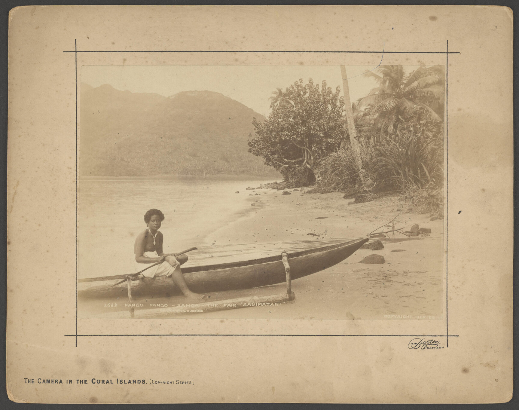 Pango Pango, Samoa, the fair 'Sauimatani'