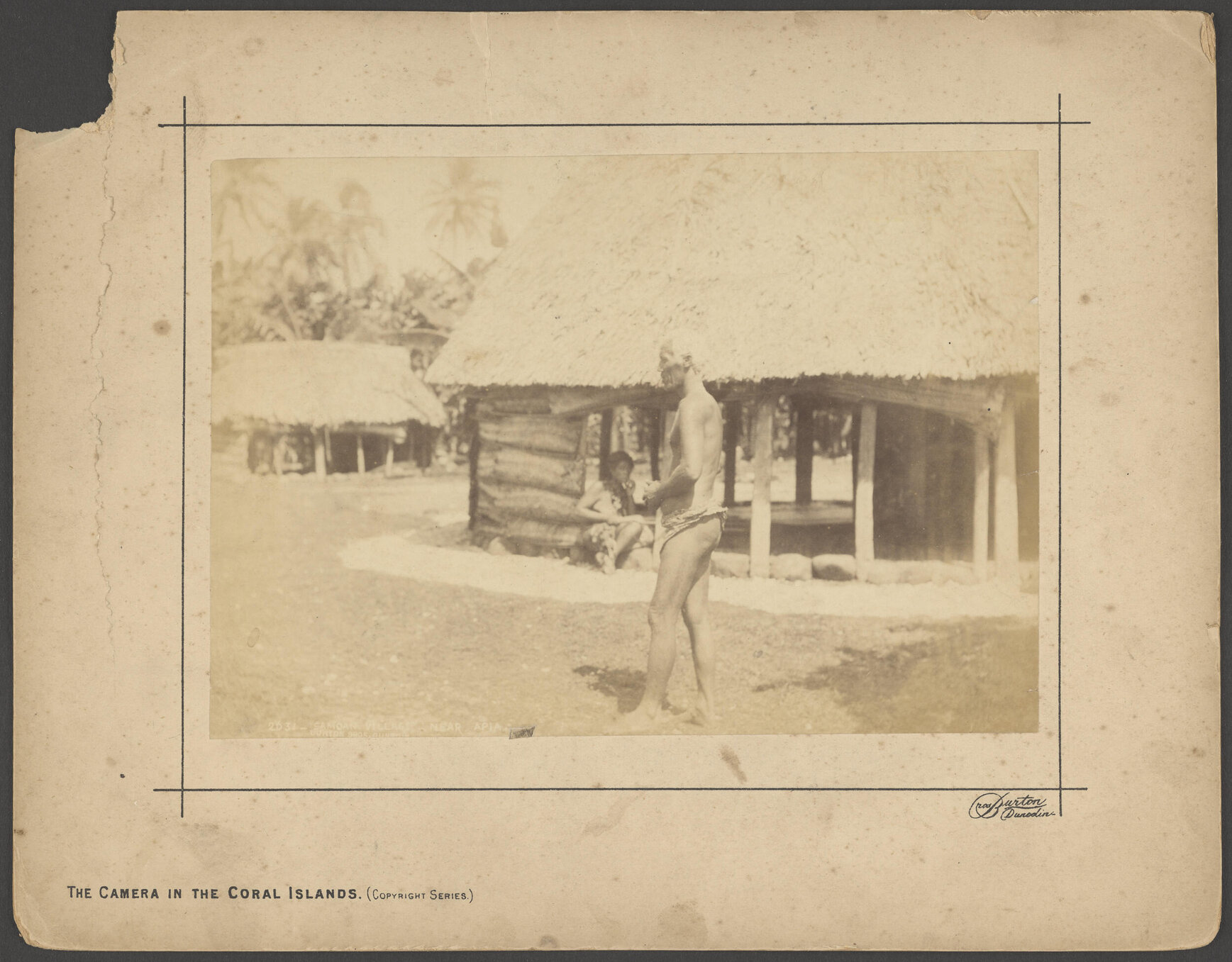 Samoan village, near Apia