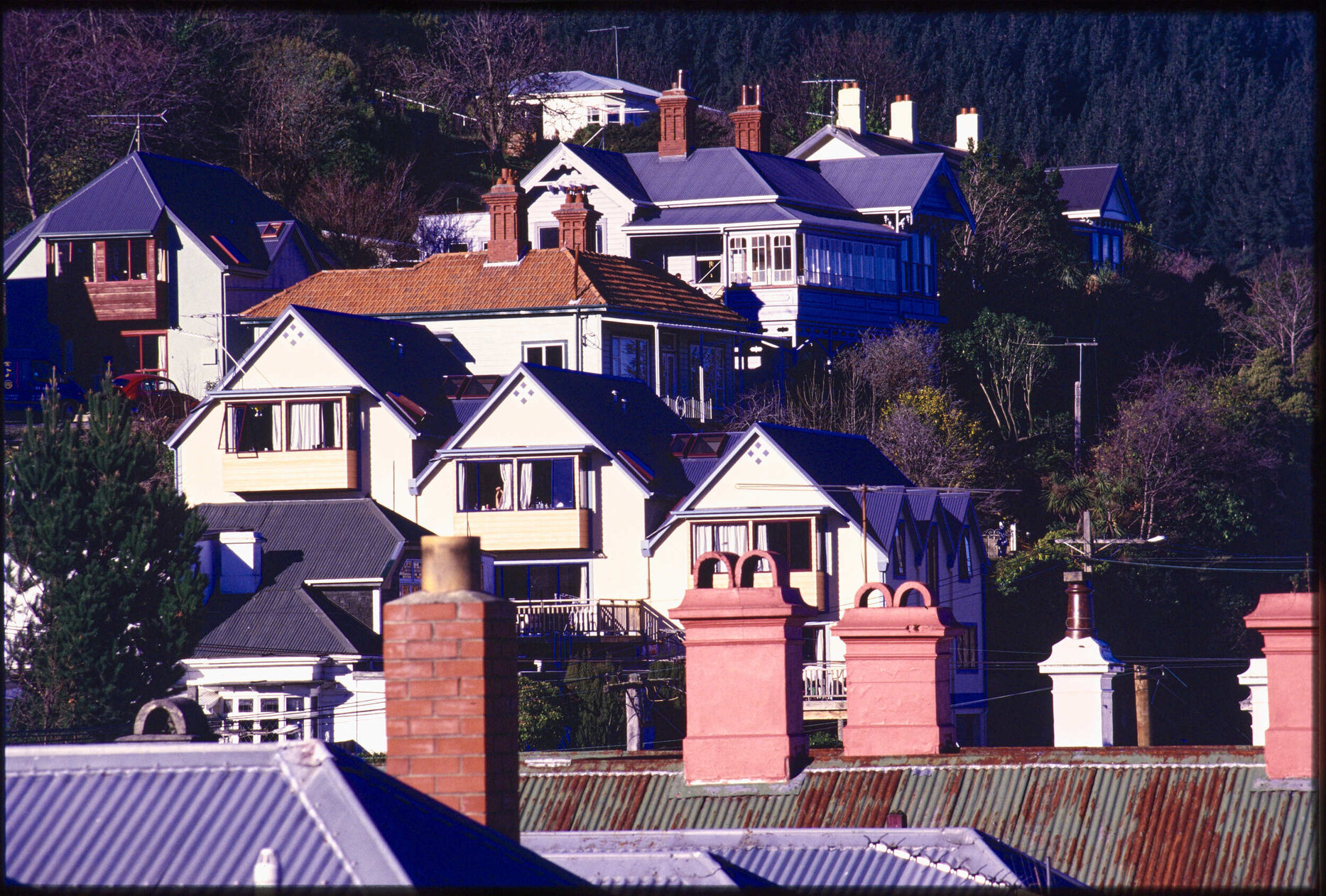 View over Dundas Street showing housing