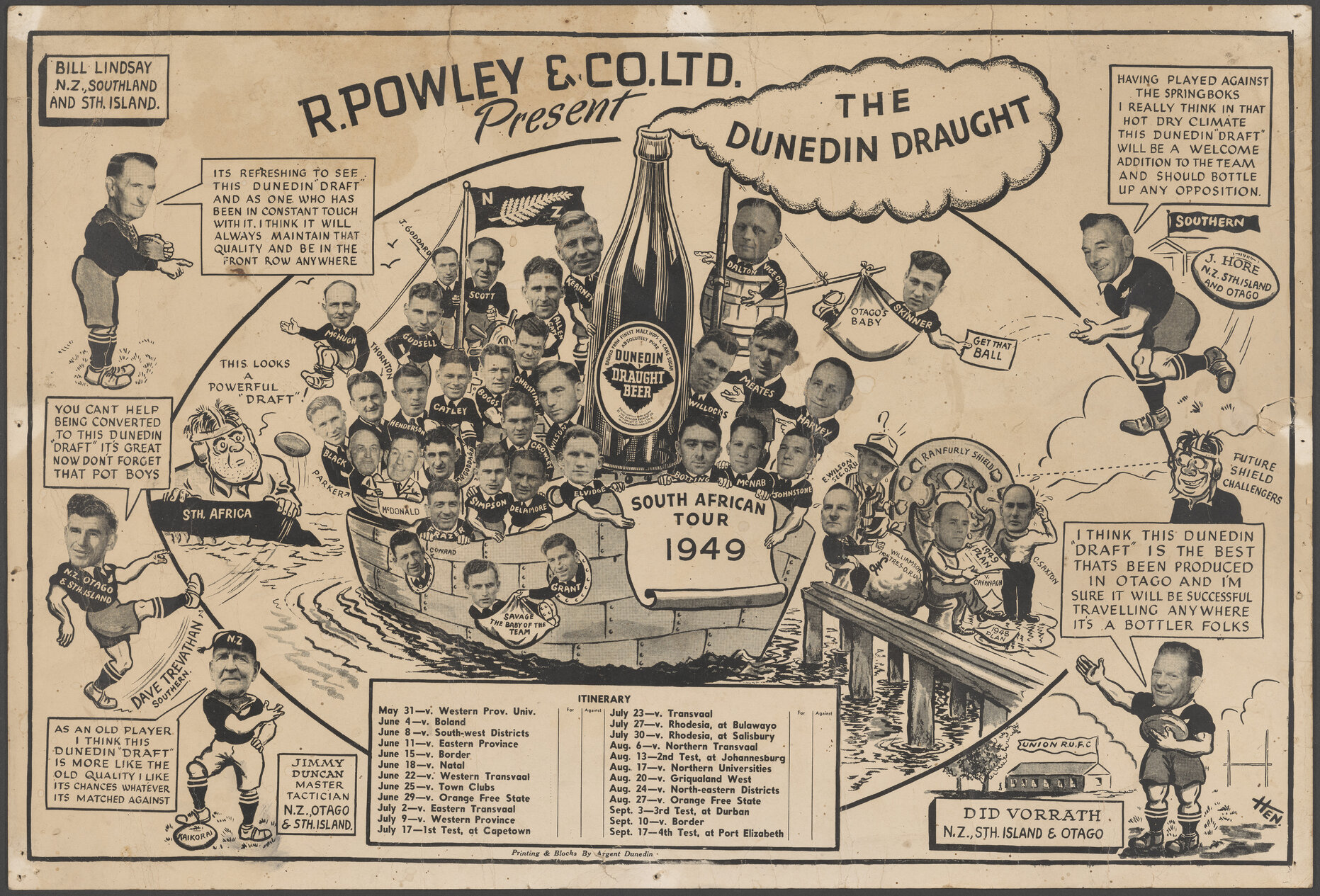 "R. Powley &amp; Co. Ltd. Present The Dunedin Draught"
