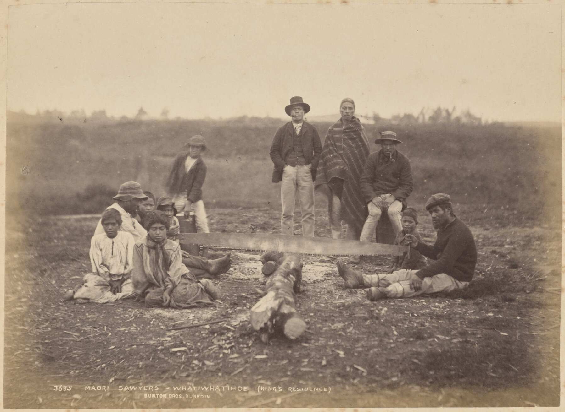 Maori Sawyers, Whatiwhatihoe (King's Residence)