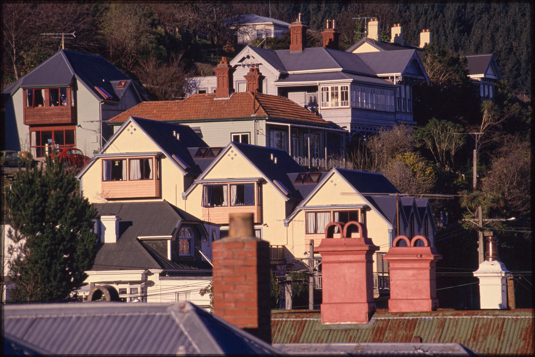 View over Dundas Street showing housing