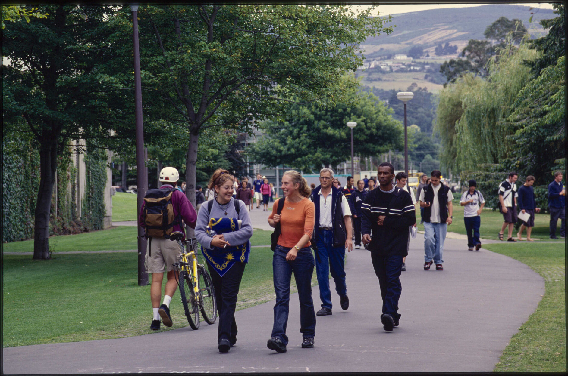Students on Leith Walk