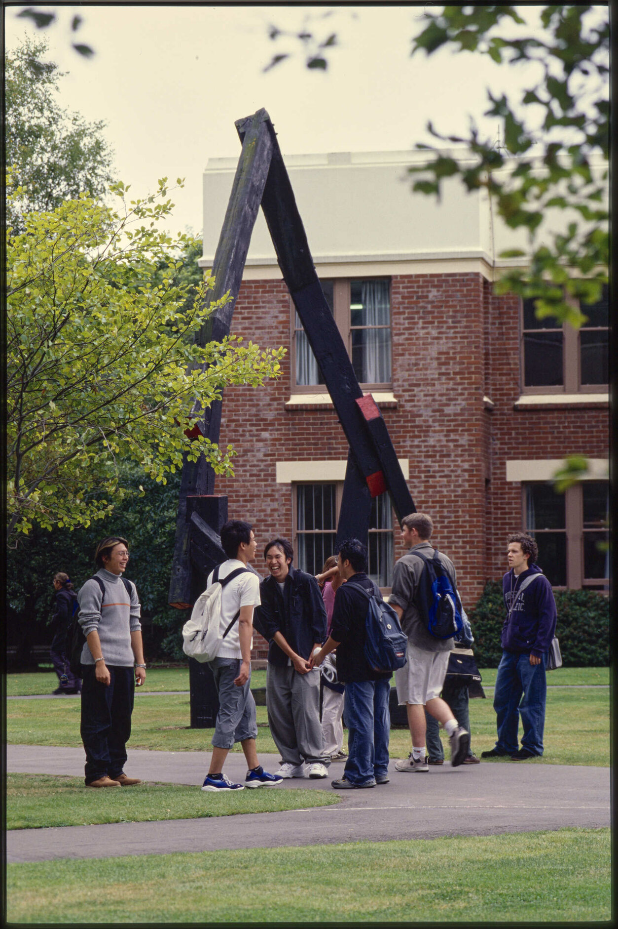 Students on Union Lawn