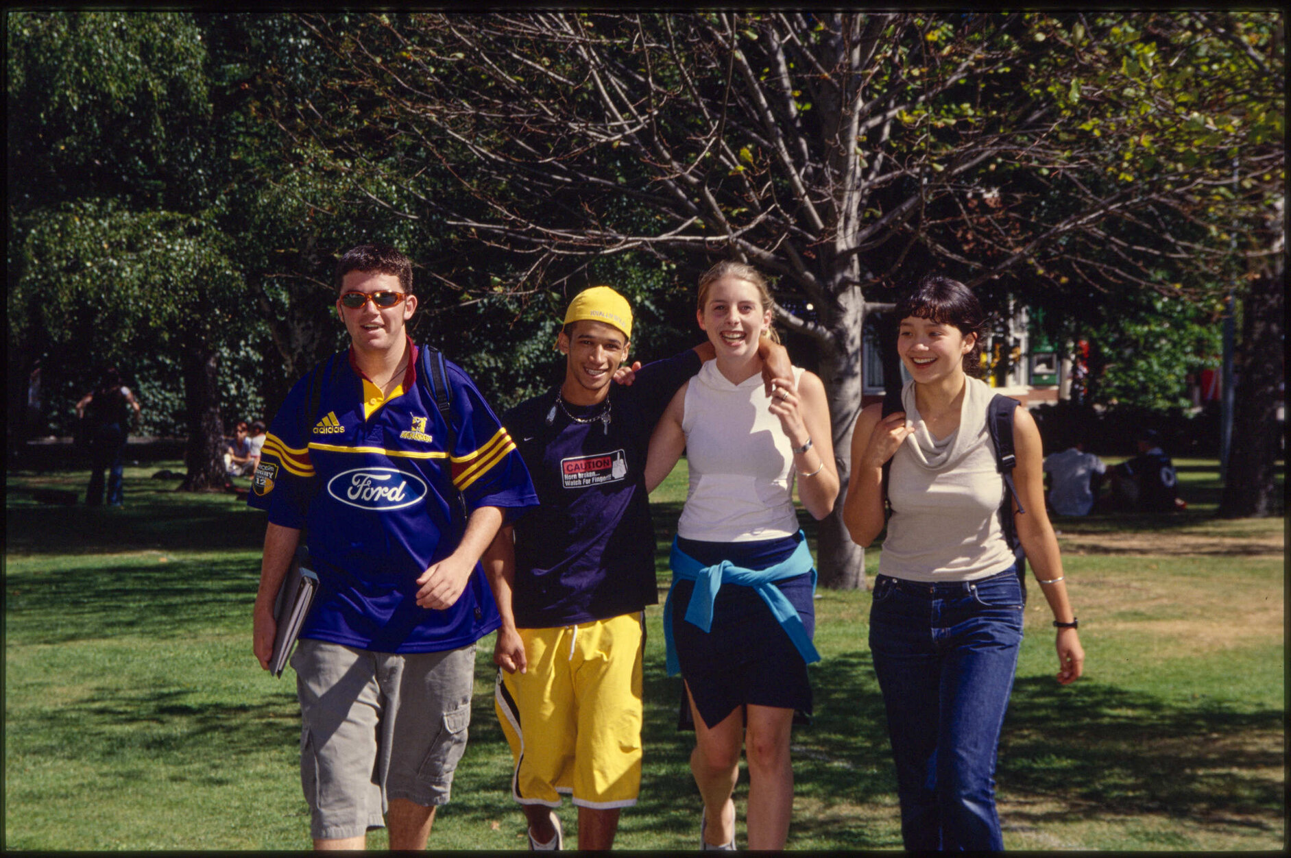 Students on Union Lawn