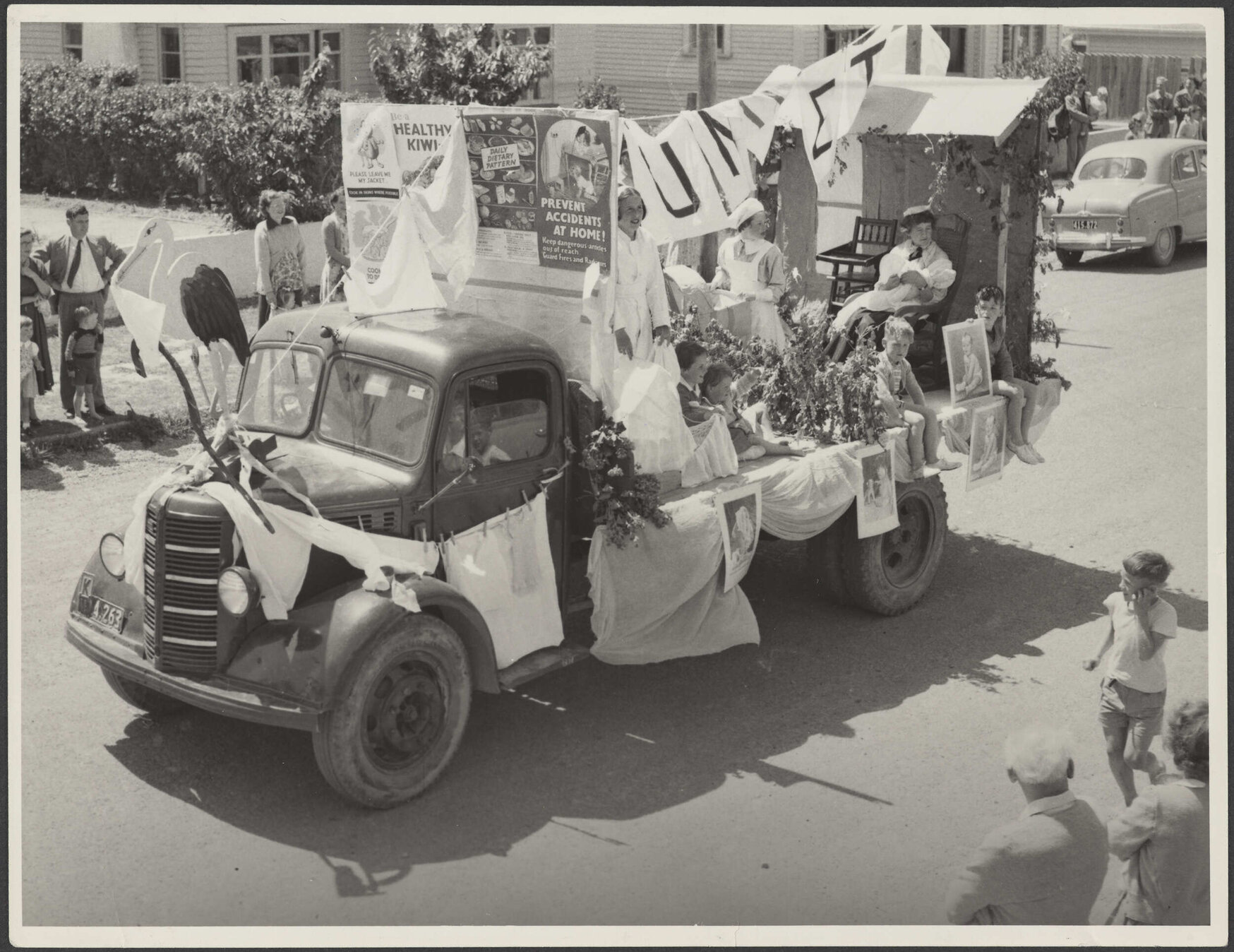 Tawa Flat parade float during the Tawa Flat Centennial