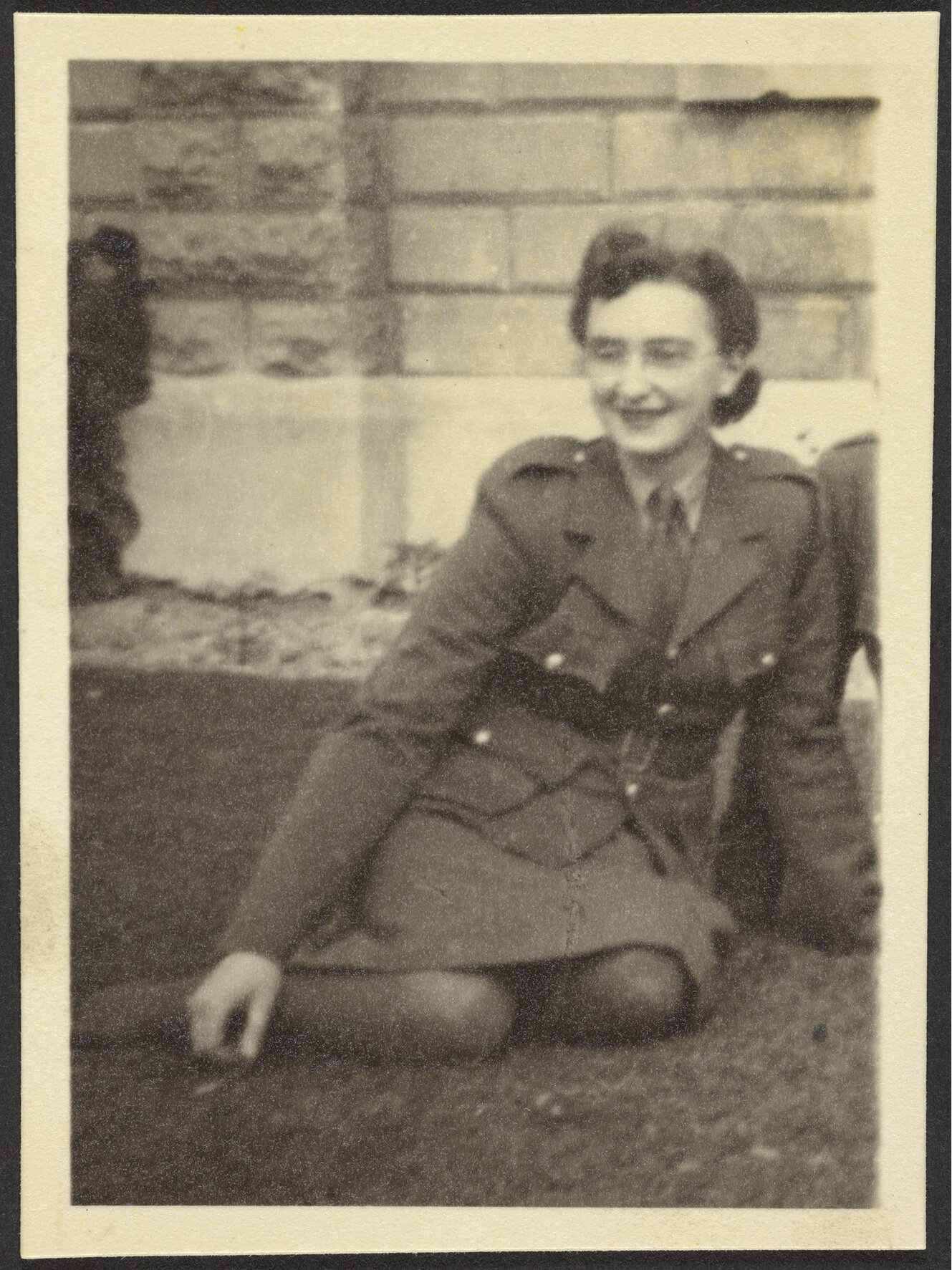 Ruth Dallas in uniform during World War II