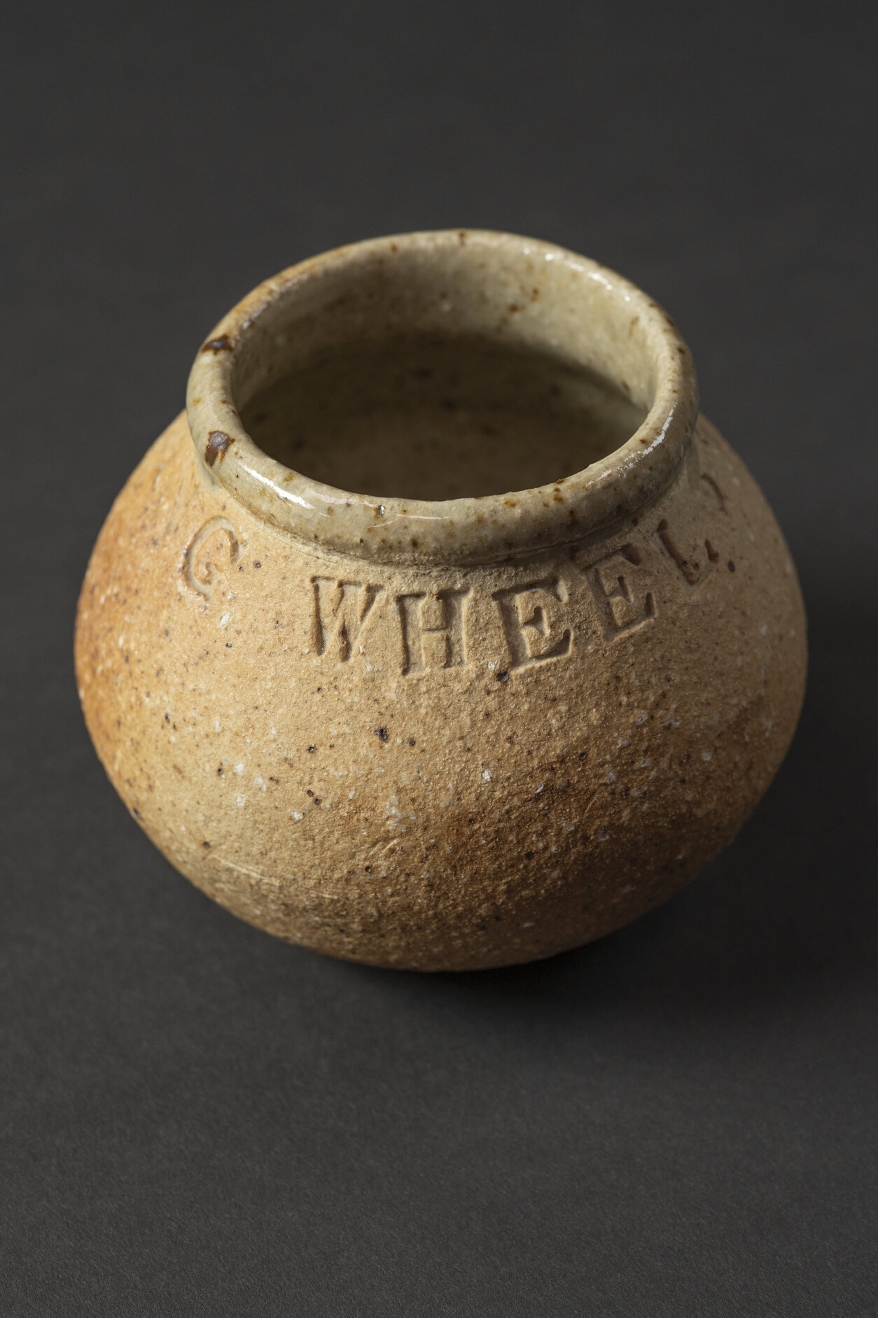 Pot made by Barry Brickell, 'The Turning Wheel', a gift to Ruth Dallas from Deirdre Airey