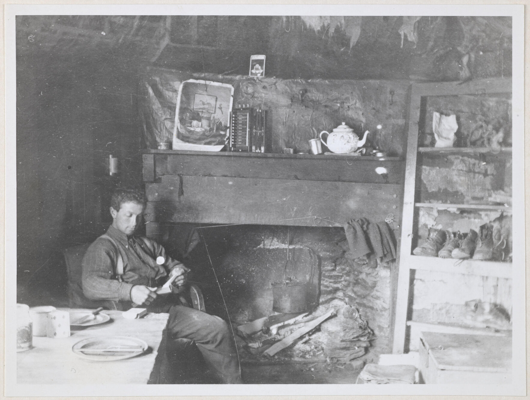 Old 'Coronet Peak' hut, The Branches, inside