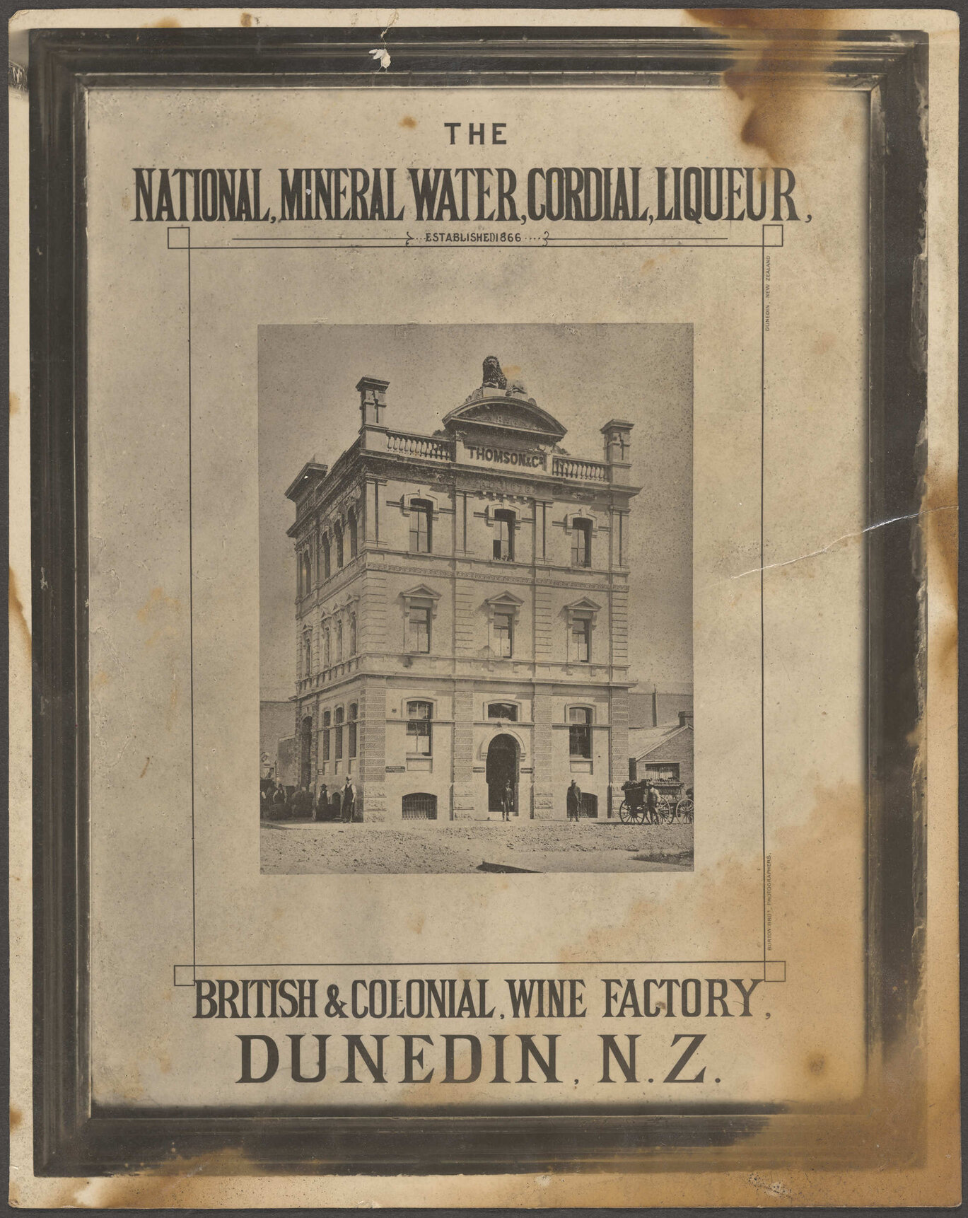 Framed poster, Thomson &amp; Co. [photograph]