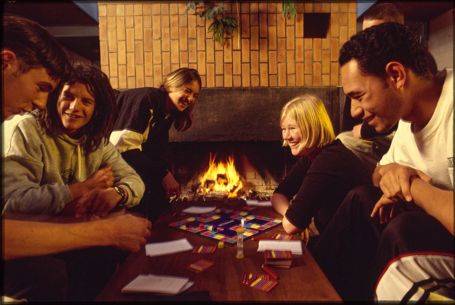 University College students playing Pictionary