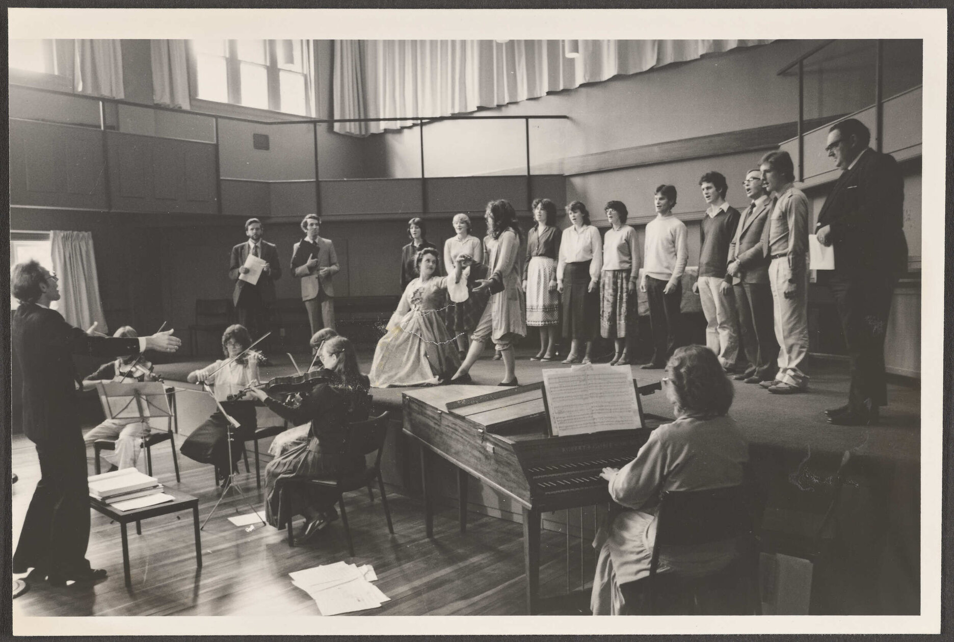 Rehearsal for 'Composer to the Sun King', Marama Hall