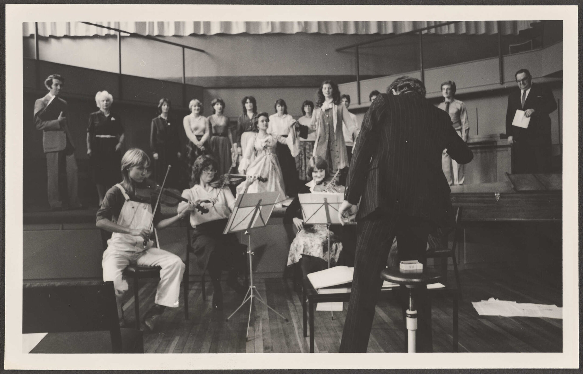 Rehearsal for 'Composer to the Sun King', Marama Hall
