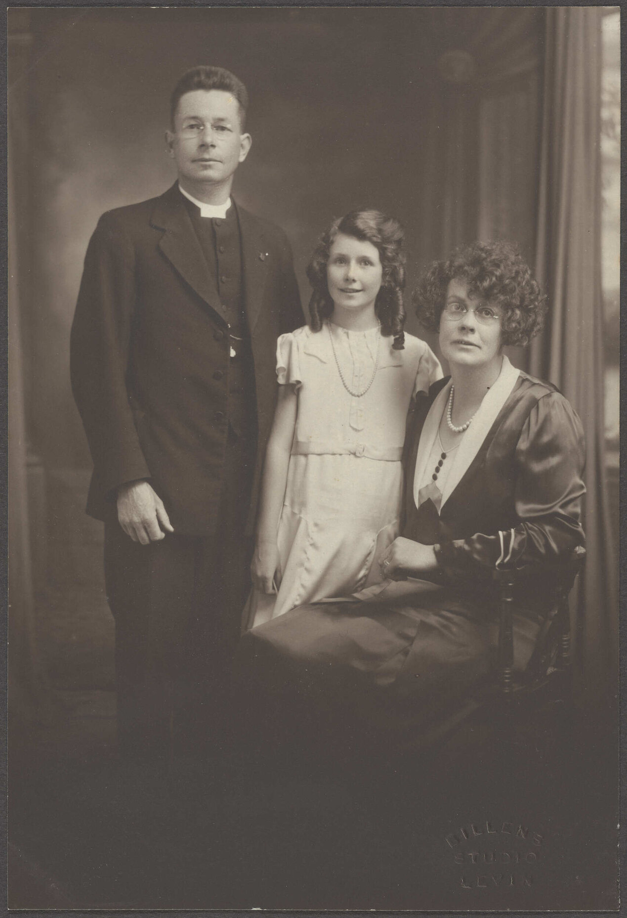 William and Ina Slade with their daughter Brenda