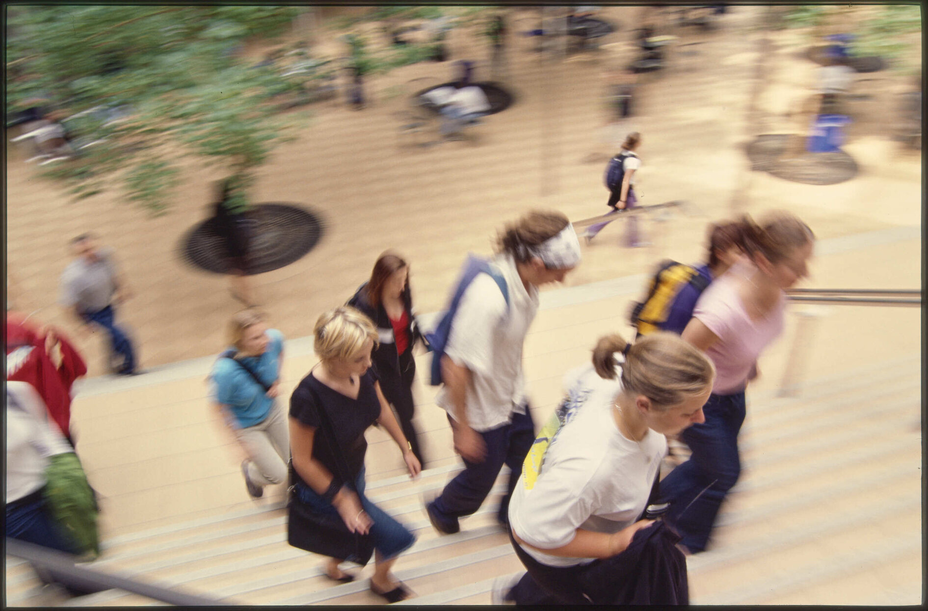 Students in Commerce Building, University of Otago