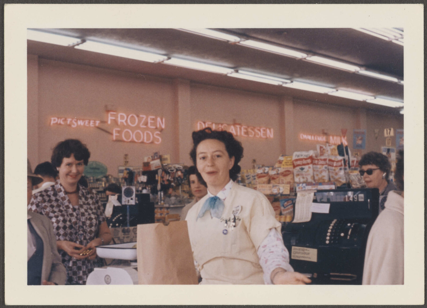 'My first shopping at an American Super Market'