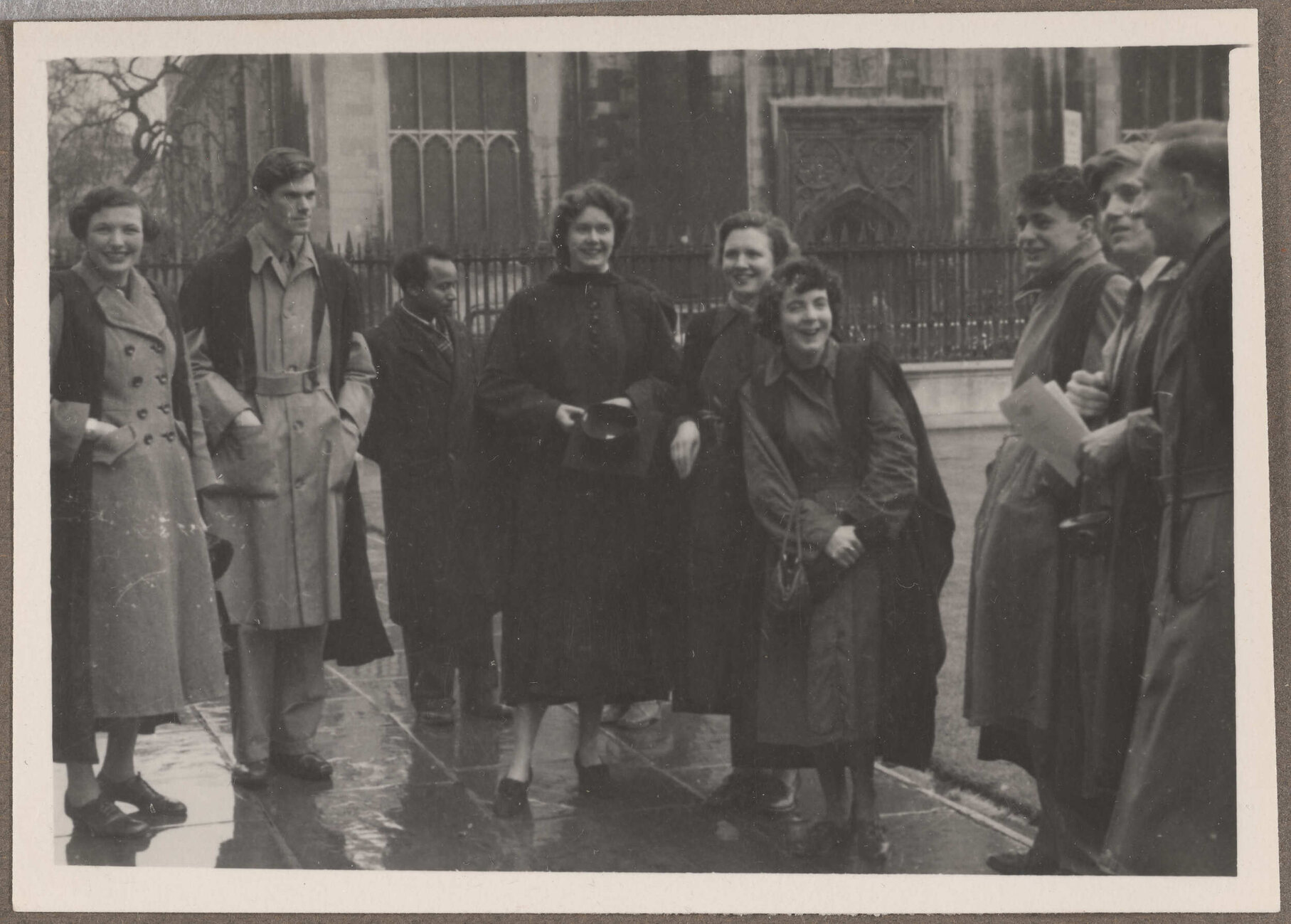 Brenda Slade and others in Cambridge