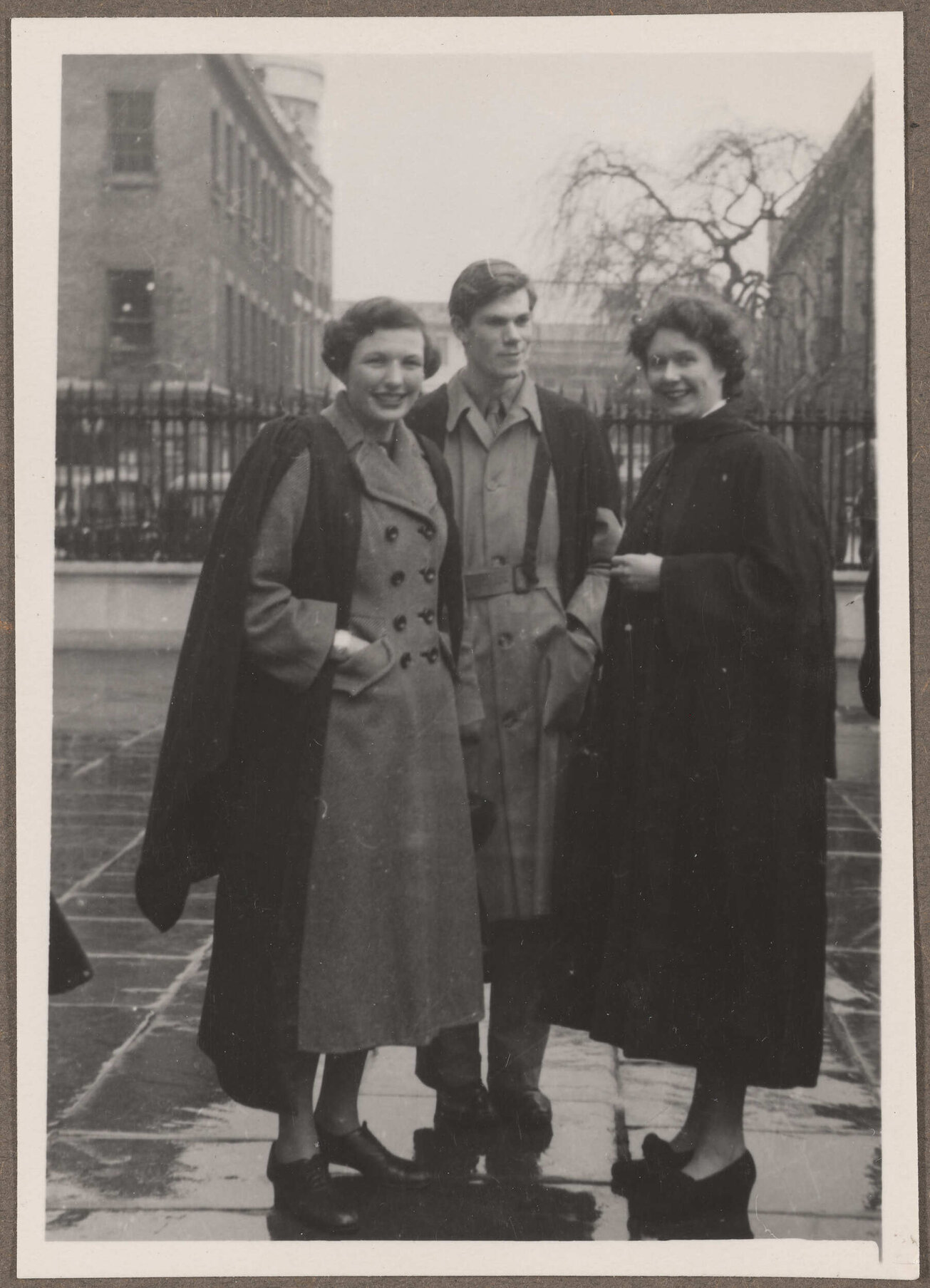 Brenda Slade with two others, University of Cambridge
