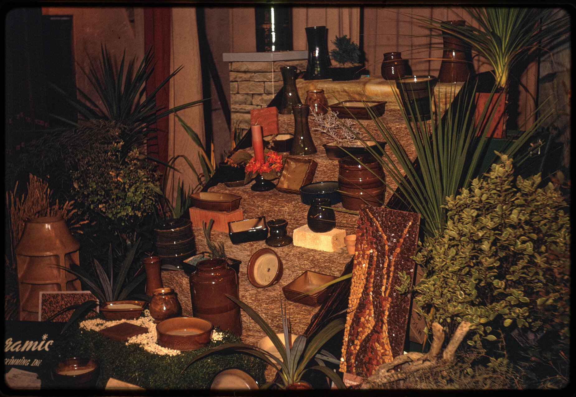 McSkimming Industries ceramics display at Horticultural Society Show