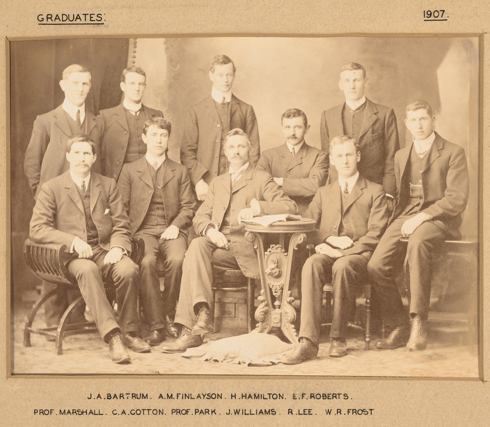 Graduates [and staff, School of Mines]