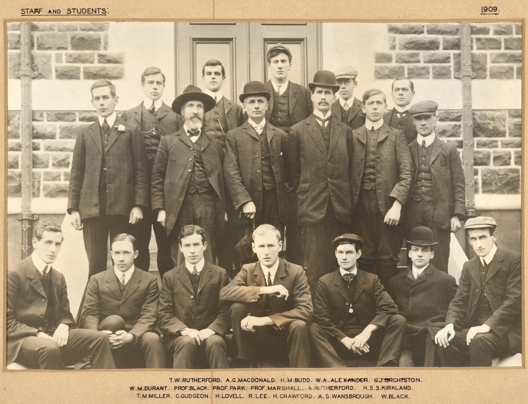 Staff and students [School of Mines]