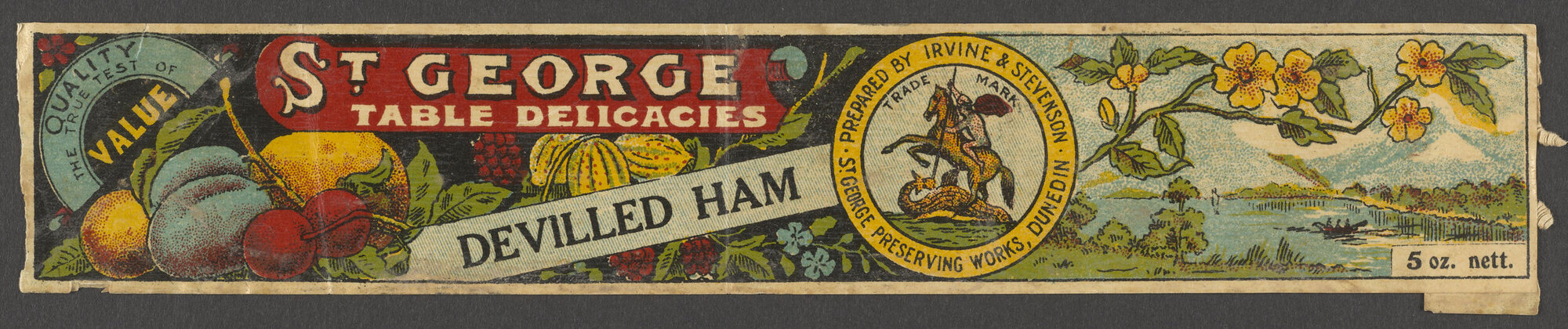 "St. George Table Delicacies Devilled Ham"