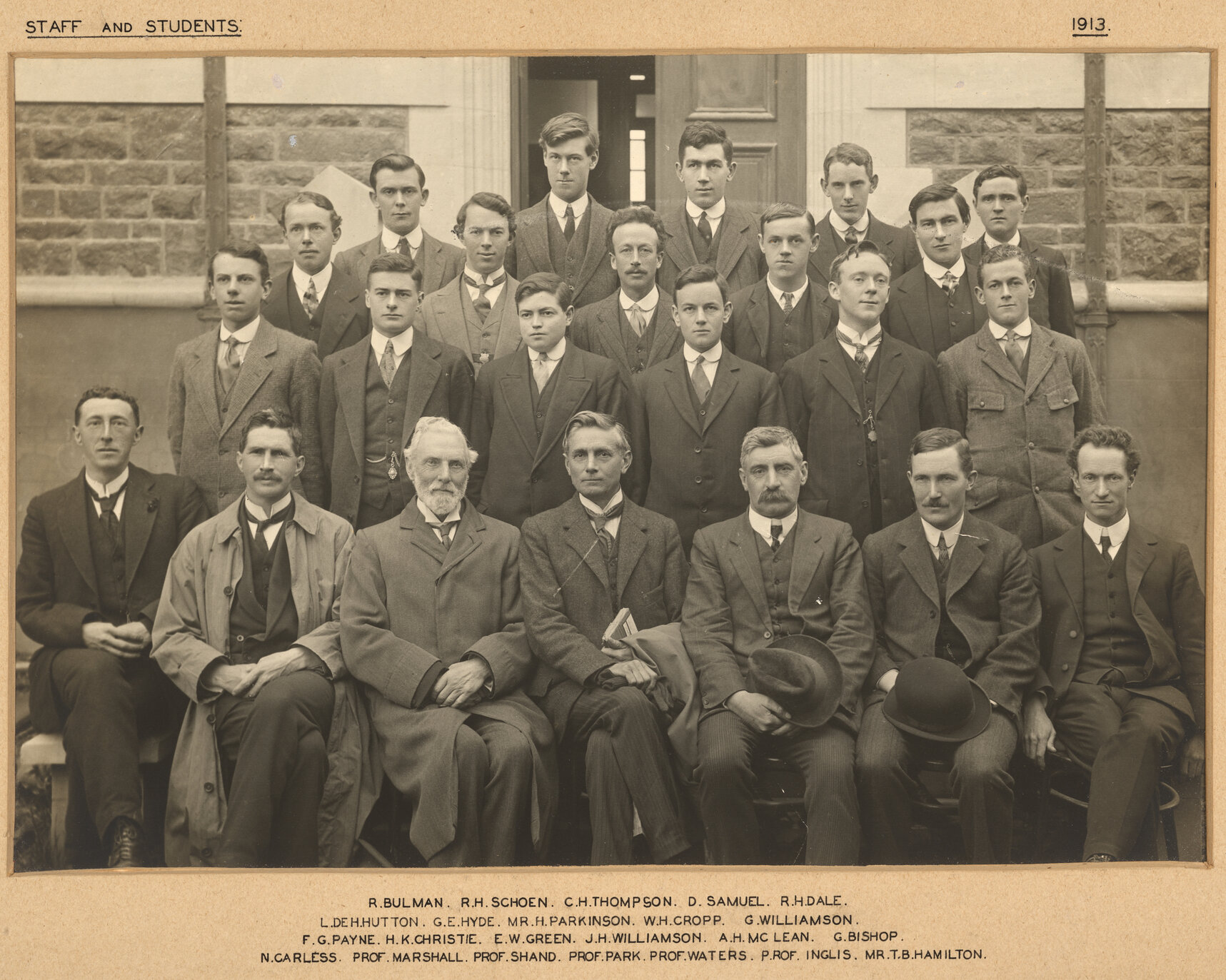 Staff and students [School of Mines]