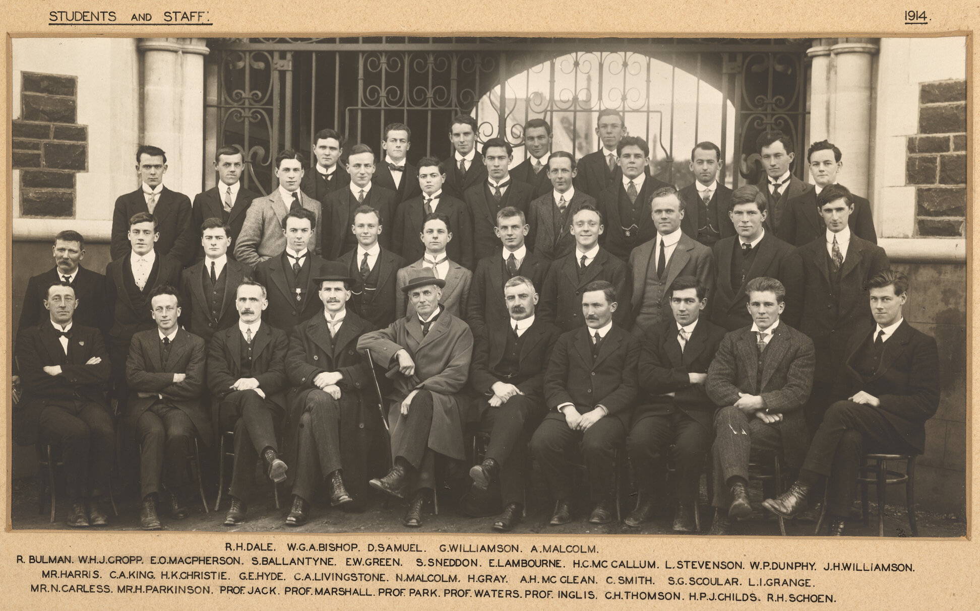 Students and staff [School of Mines]