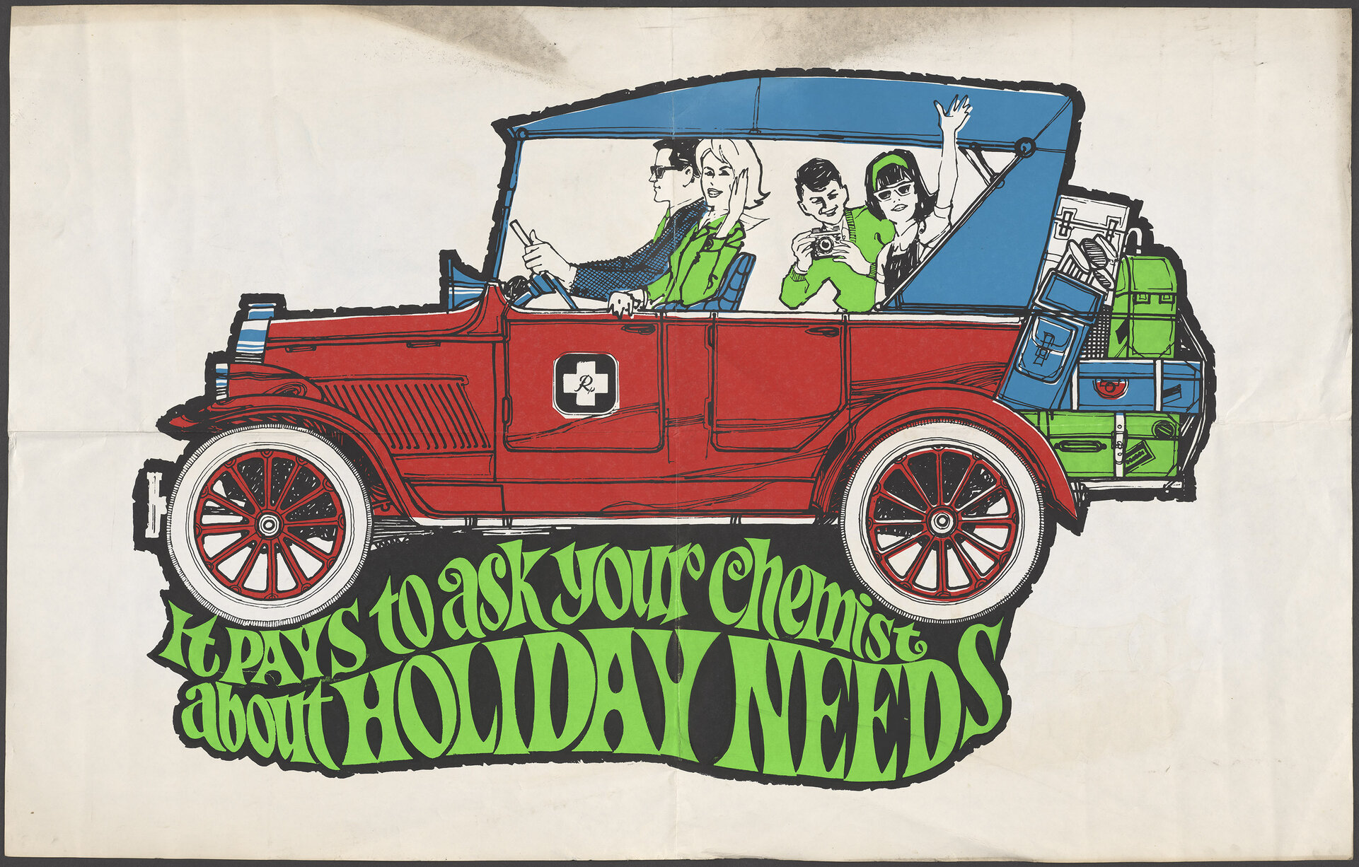 "It Pays to ask your chemist about Holiday Needs"