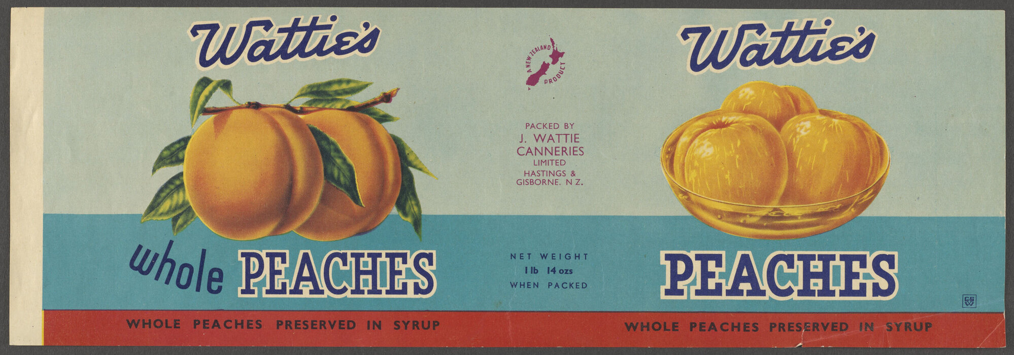 "Wattie's whole Peaches"