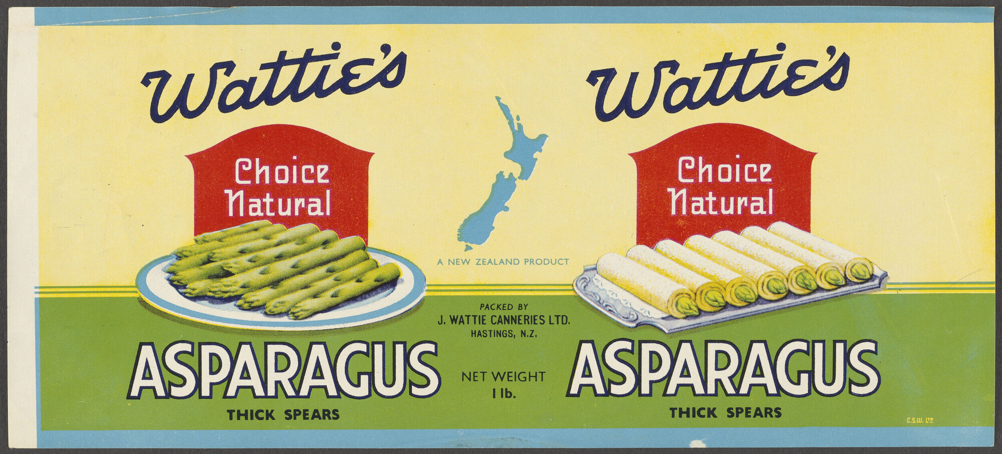 "Wattie's Choice Natural Asparagus Thick Spears"