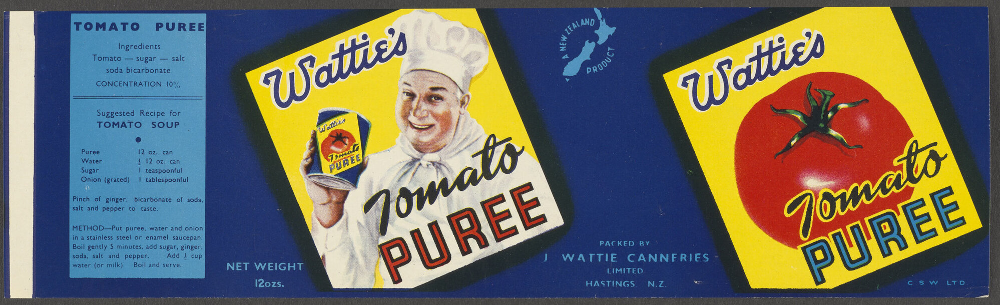 "Wattie's Tomato Puree"