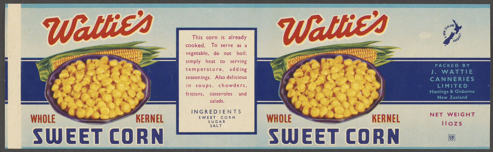 "Wattie's Whole Kernel Sweet Corn"
