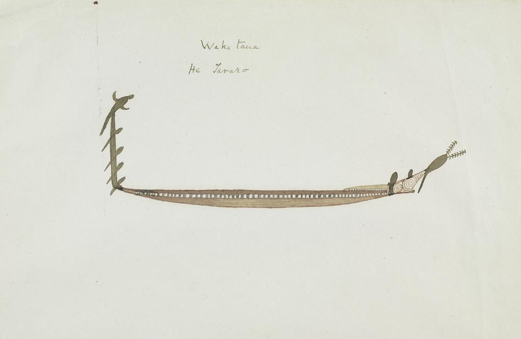 'Waka Taua, He Tararo'