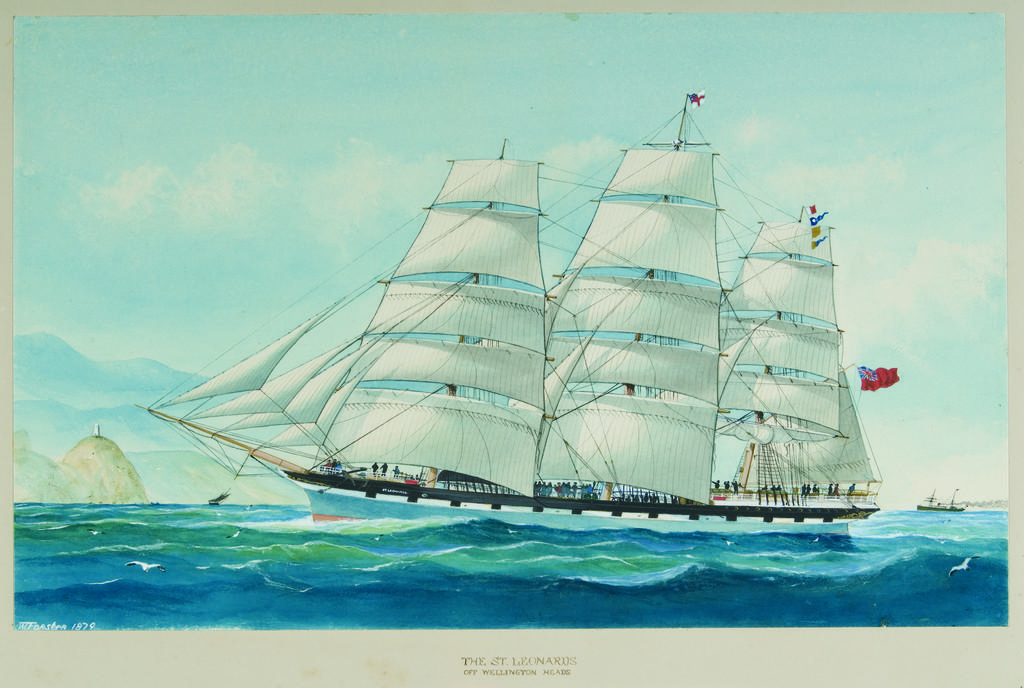 The St Leonards off Wellington Heads