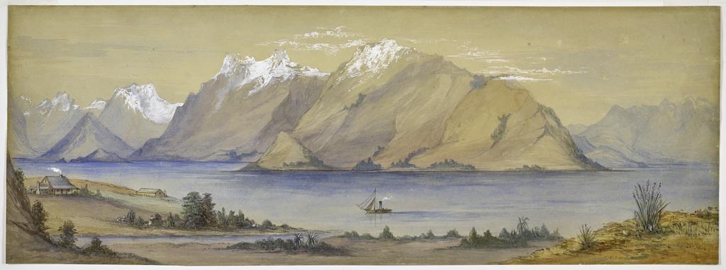 Fern Hill Station, Lake Wakatipu, NZ, the property of T.C. Low
