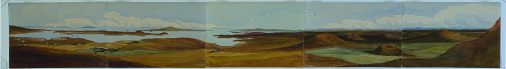 Auckland 1849 showing extinct volcanoes