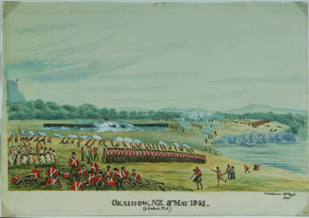 Ohiawai 1st July 1845. N.Z. J. Williams 58th Reg.t Del
