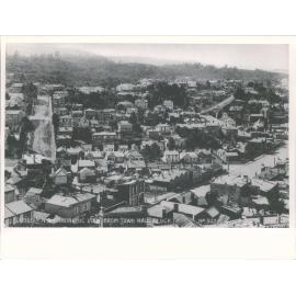 (panoramic view from Town Hall Clock) Filleul St in Foreground