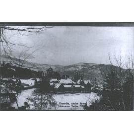 Boy's High School, Dunedin, under Snow, N.Z.