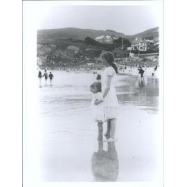 2 unidentified girls on St. Clair Beach