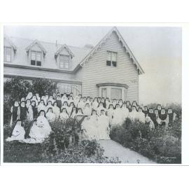 St Dominic's Priory, Nuns Assembled for Retreat