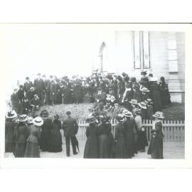 DUNEDIN: Baptist Church, Hanover Street - Tree planting ceremony